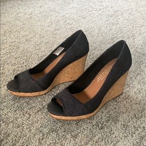 Toms Stella Black Denim